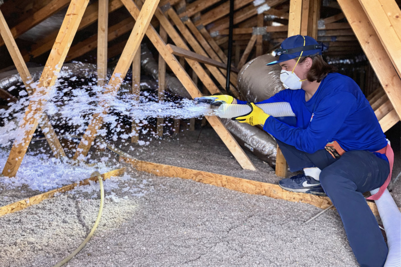 Attic insulation